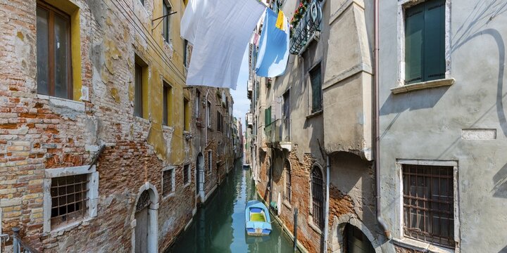 Old Town Canal, Venice, Veneto, Italy