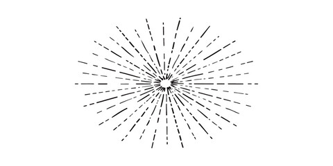 Obraz premium Abstract 3d render of a blue glass flower sphere with a macro dandelion pattern and light star design explosion texture