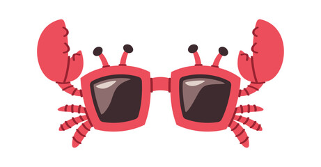 Party sunglasses cute crab design