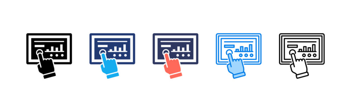 HMI Panel icon sheet multiple style collection