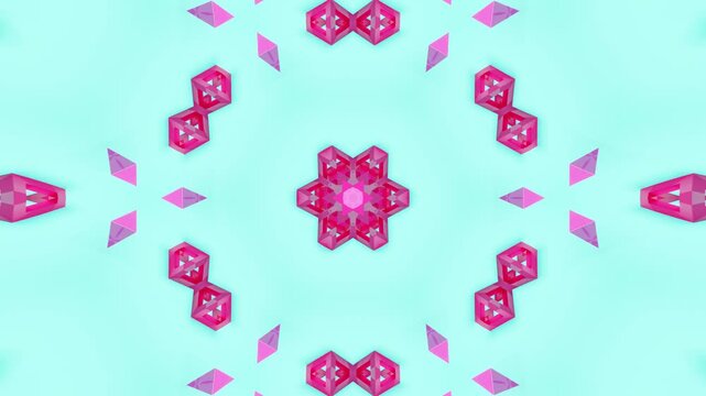 Kaleidoscope Abstract Pattern &ndash; Background Loop Animation