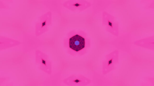 Abstract Kaleidoscope Background &ndash; Mandala Pattern Loop Animation