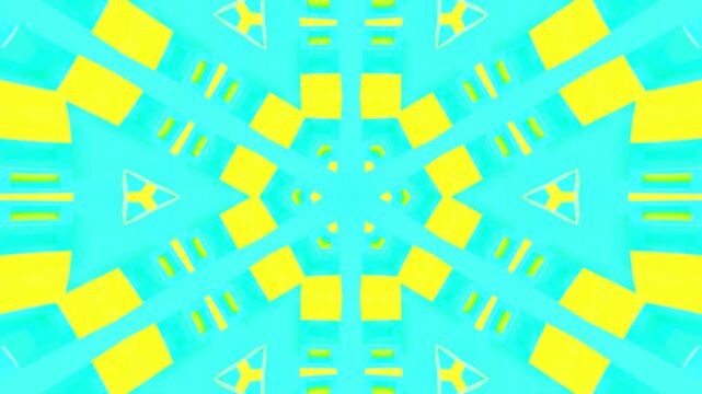 Abstract Kaleidoscope Pattern Loop &ndash; Symmetrical Background Animation