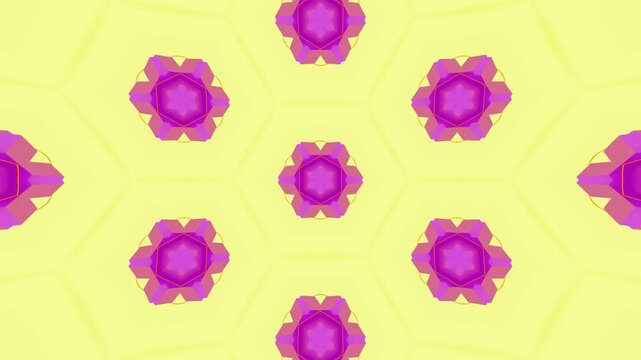 Kaleidoscope Background Loop &ndash; Abstract Geometric Mandala Animation