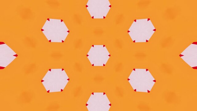 Looping Kaleidoscope Mandala &ndash; Detailed Geometric Background