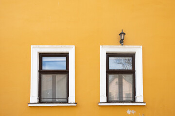 Obraz premium old window in the wall
