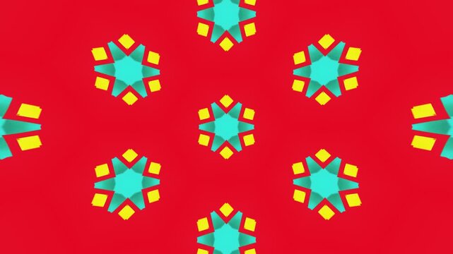 Geometric Kaleidoscope Tunnel &ndash; Abstract Pattern Background Loop