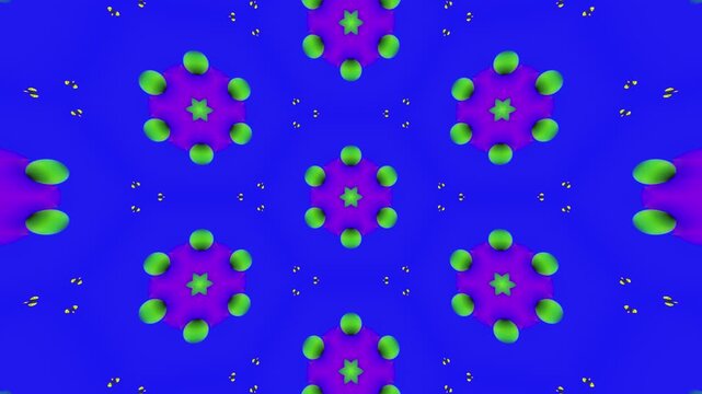 Abstract Mandala Geometry &ndash; Seamless Kaleidoscope Loop