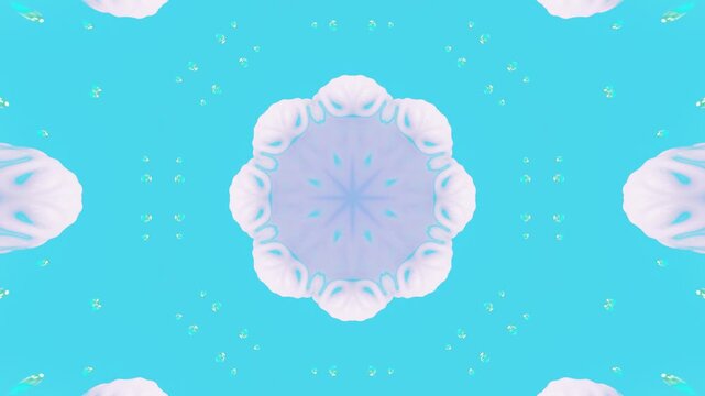 Ornamental 3D Mandala: A Mesmerizing Kaleidoscope of Abstract Geometric Patterns. This video showcases dynamic symmetry and intricate designs