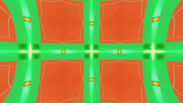 Geometric Mandalas: A Stunning 3D Kaleidoscope of Abstract Patterns. This video blends intricate designs with dynamic ornamental elements for a captivating visual experience