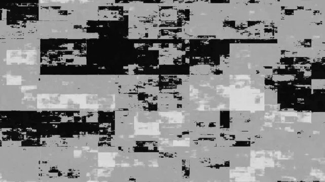 Television turn on and off noise animation, retro analog tv static noise glitch screen, vintage old television bad signal interference, seamless vhs error overlay for video editing transition, 4k