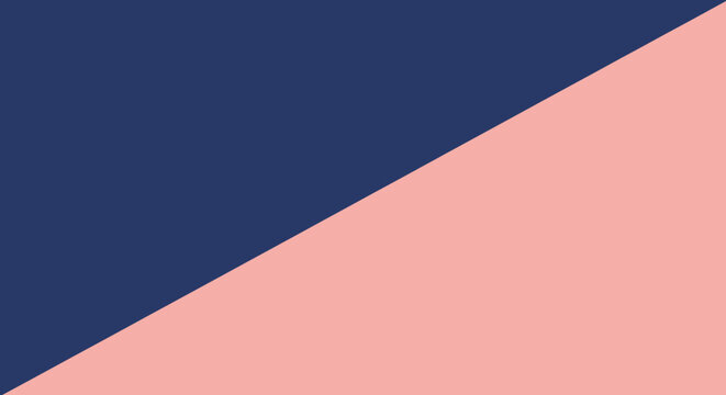 Diagonal color block background with a striking silhouette
