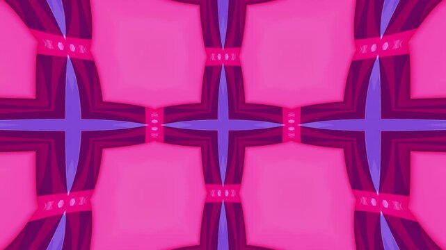 Geometric Kaleidoscope: A Fascinating Abstract 3D Mandala Mosaic. This video captures the dynamic interplay of shapes and ornamental patterns for a captivating background