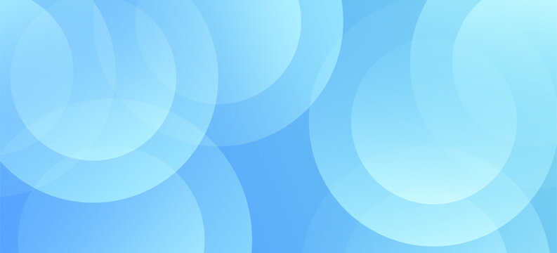 Minimalist banner background blue gradations circle shape pattern.modern.vector eps 10