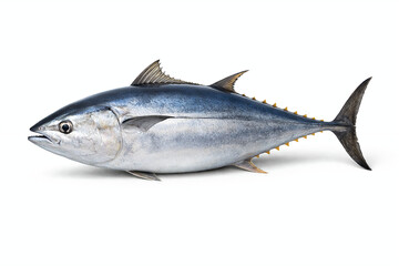 Obraz premium Bluefin Tuna Fish Isolated on White Background.