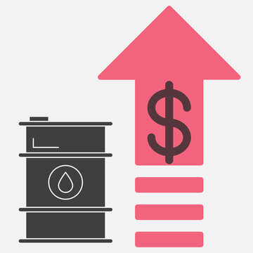 Oil price movement illustration
