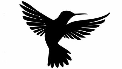 Obraz premium Majestic hummingbird in mid flight with wings spread wide freely