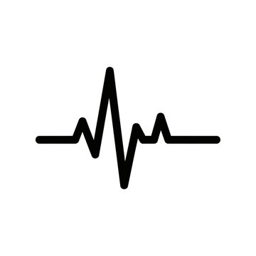 Heartbeat Line Illustration for Medical and Health Concepts.