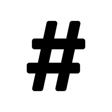 The Hashtag Symbol - A Visual Representation.