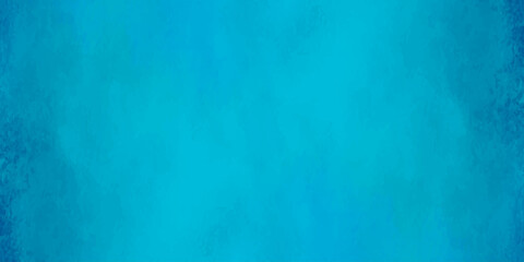 Naklejka premium Abstract blue watercolor background with soft cyan gradient and subtle paper texture for creative design backdrops