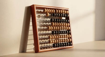 Wooden Abacus - A Classic Educational Tool.