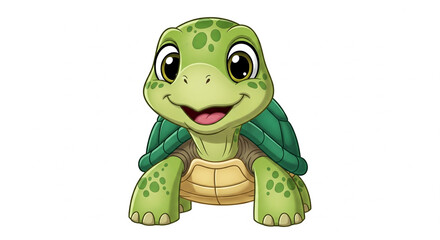 Fototapeta premium funny turtle cartoon