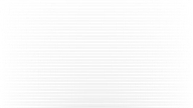 Horizontal scanlines glitch effect overlay, VHS screen lines, TV static interference pattern. Retro CRT monitor noise texture isolated on white. Motion blur speed stripes for video transition effects.