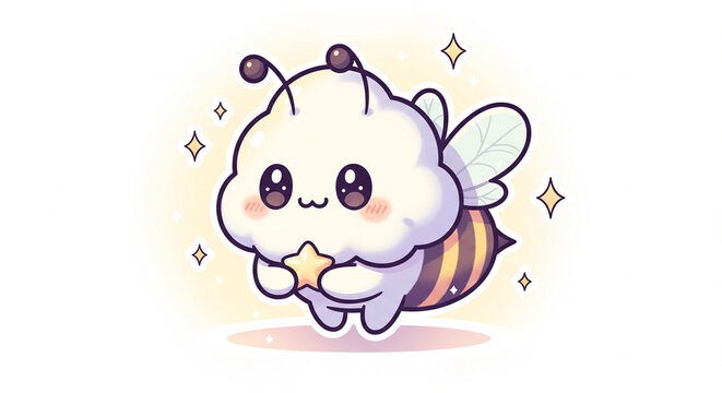 funny bee cartoon