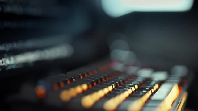 An AI model computer screen exhibits autonomous programming prowess, dynamically generating precise algorithmic code. Advances automation technology demonstrate remarkable innovation AI capabilities