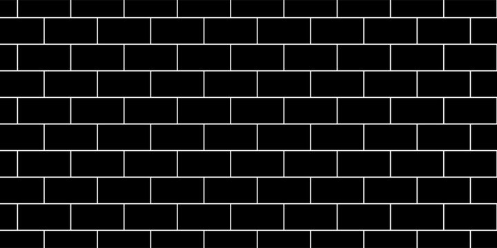 Vector silhouette of black and white brick wall. modern desain vector ilustration eps 10 walpaper desain benner poster