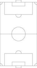 vector illustration of a Football Pitch © SSamitha