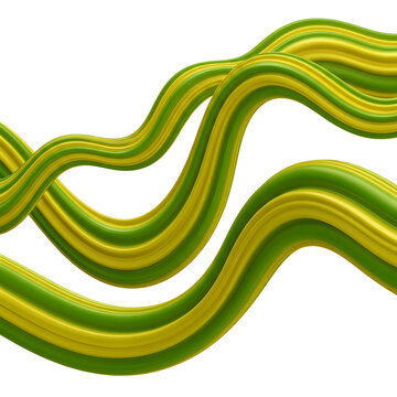 A vibrant green and yellow wavy design on a Brazil, green and yellow colors in 2026 soccer world championship