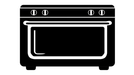 Obraz premium A modern oven appliance