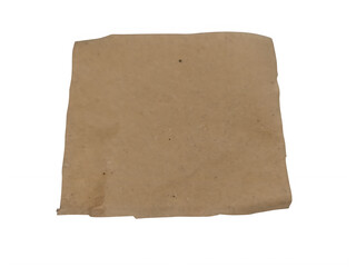 Obraz premium A brown colored square shaped object on a white background for design purpose