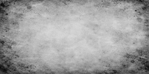 Obraz premium Dark aged concrete wall with a dirty gray grunge texture and rough stone surface pattern for a vintage paper background design