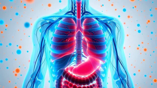 Human body anatomy illustration