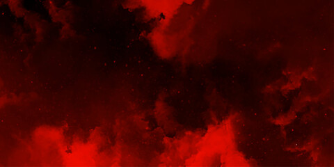 Abstract red and black textured smoke. grunge dark red textured painted background. abstract fire flame grunge texture background. Vintage grunge pattern for design and decoration space for text. © Kainat 
