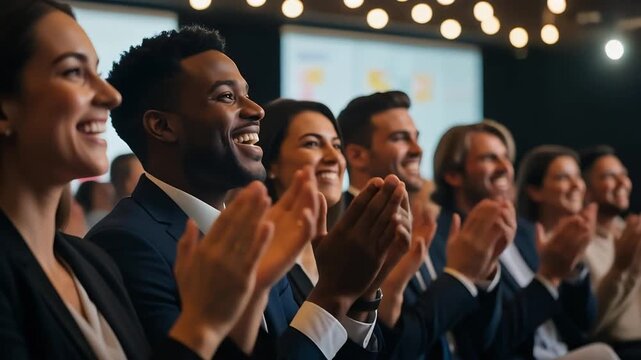 A group of smiling business people and friends sitting together at a restaurant bar enjoying a fun lifestyle moment as a team