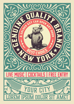 Vintage Party Poster