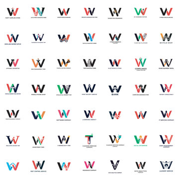 Colorful world flags collection in flat design vector illustration set