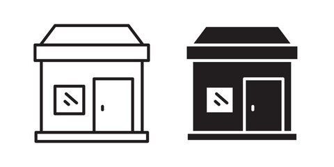 Store icon vector illustration designs pack. EPS10