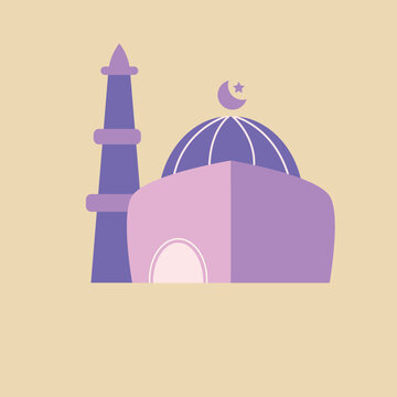 Peace Mosque Vector cartoon artwork