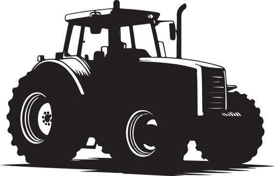 Modern traktor vector symbol