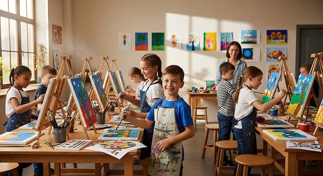 Art Class For Children.
