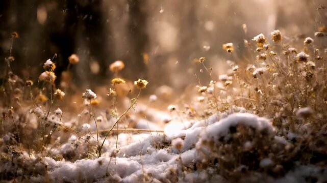 Spring Thaw Sun Rises