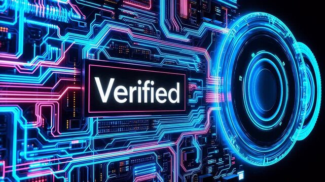 Circuit board with verified label