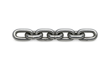 Obraz premium Metal chain links connecting representing strength and security