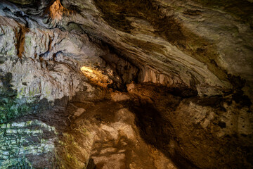 S. Angelo in Grotte, Molise. The Church - cave of St. Michael the Archangel 0226V