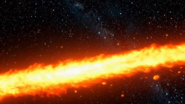 Cosmic Fireball in Space