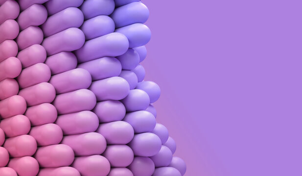 Colorful capsule pattern in abstract background